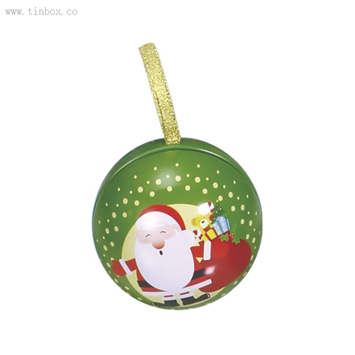 Christmas tin ball Christmas tin ball