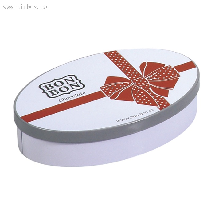 oval Valentine Tin Box oval Valentine Tin Box