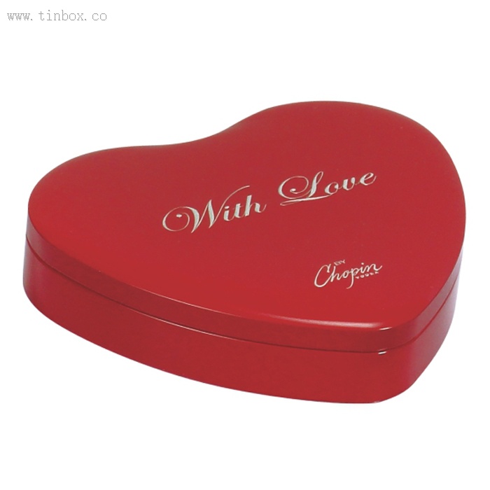 Antique Chopin heart Biscuit Tin Antique Chopin heart Biscuit Tin