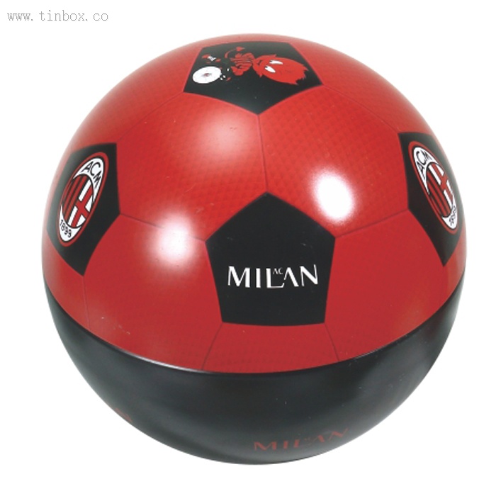 MILAN football Biscuit Tin MILAN football Biscuit Tin