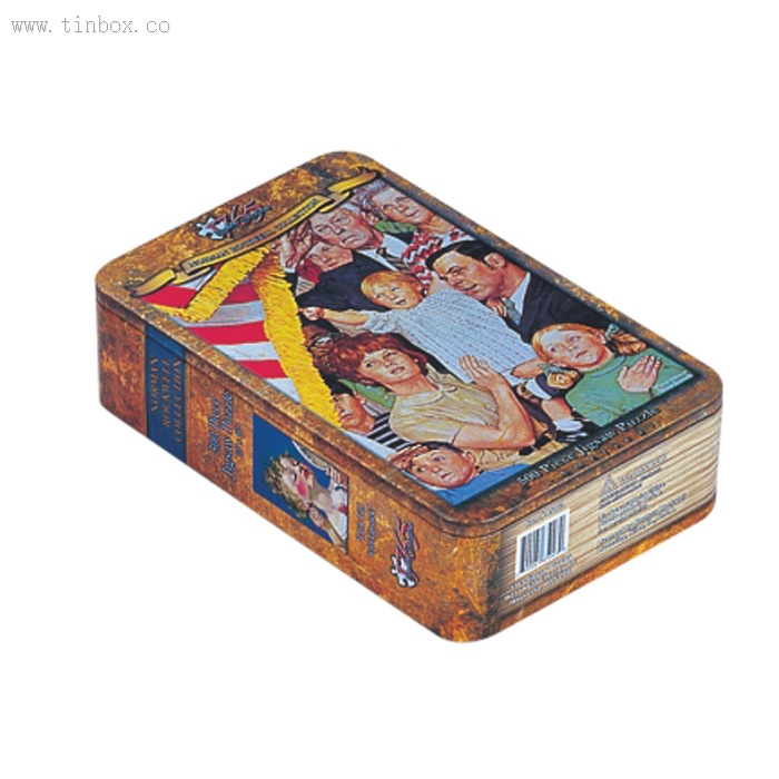 Rectangular Halloween Tin Box Rectangular Halloween Tin Box