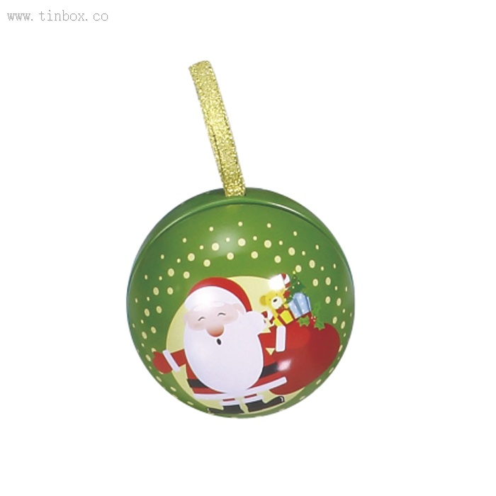 Halloween Ball shaped Tin Box Halloween Ball shaped Tin Box