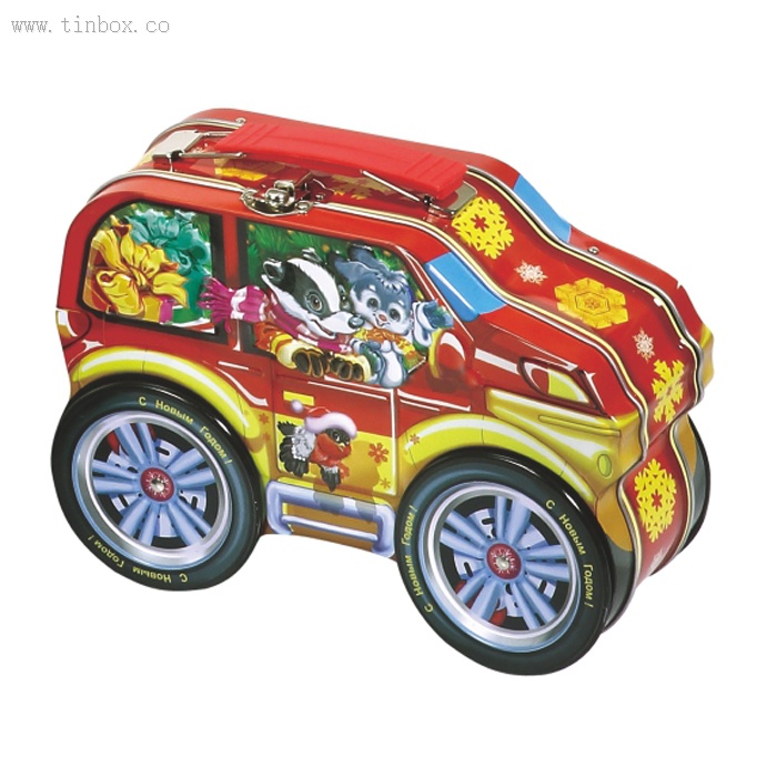 car shaped Halloween Tin Box car shaped Halloween Tin Box