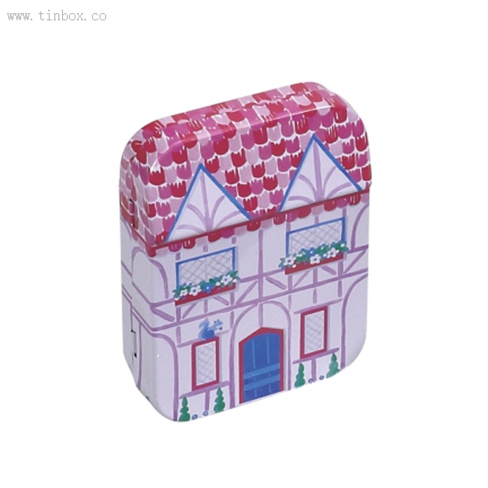 mini house shaped Halloween Tin Box mini house shaped Halloween Tin Box