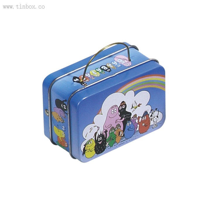 mini Halloween gift Tin Box with handle mini Halloween gift Tin Box with handle