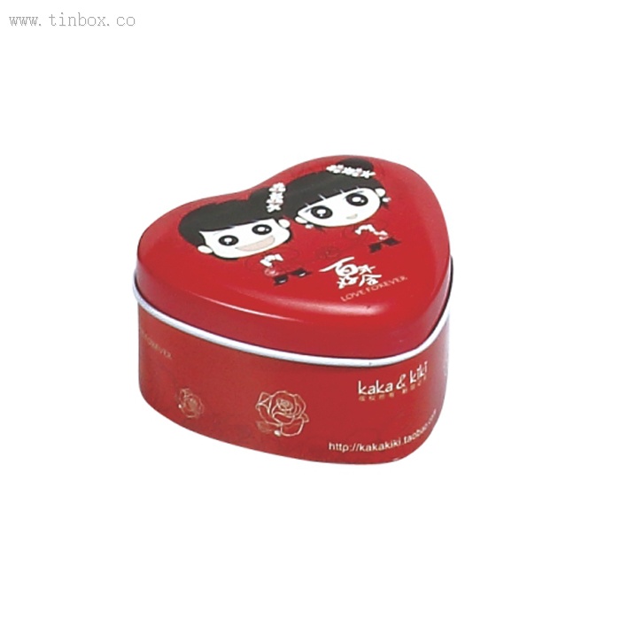 small heart shaped Wedding Gift Tin Box small heart shaped Wedding Gift Tin Box