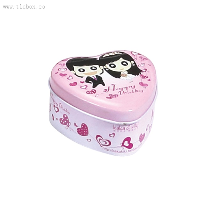 mini heart shaped Wedding Gift Tin Box mini heart shaped Wedding Gift Tin Box