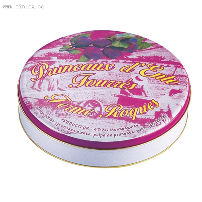 round candy tin box round candy tin box