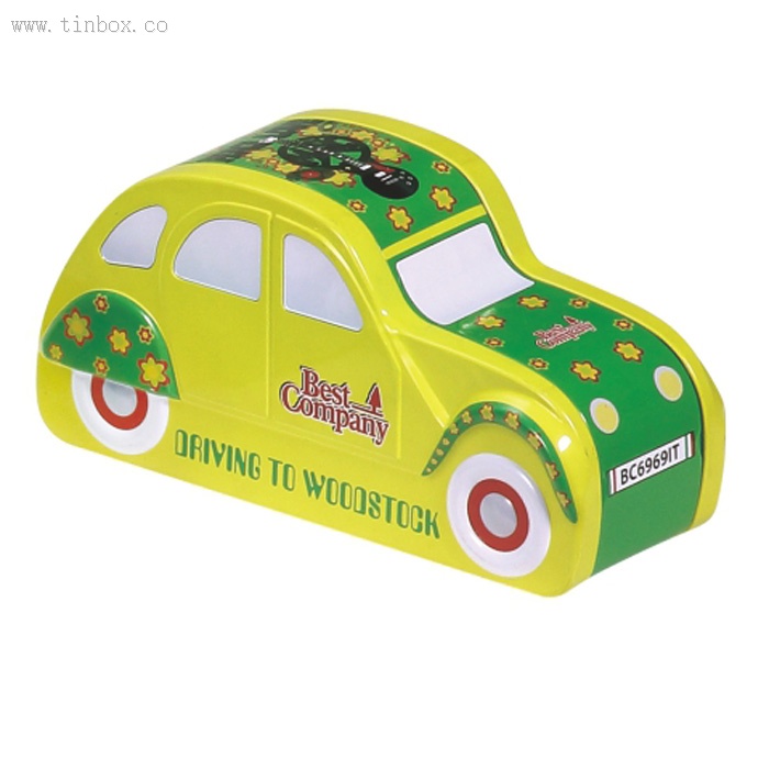 Bus shape tin candy toy storage box Bus shape tin candy toy storage box