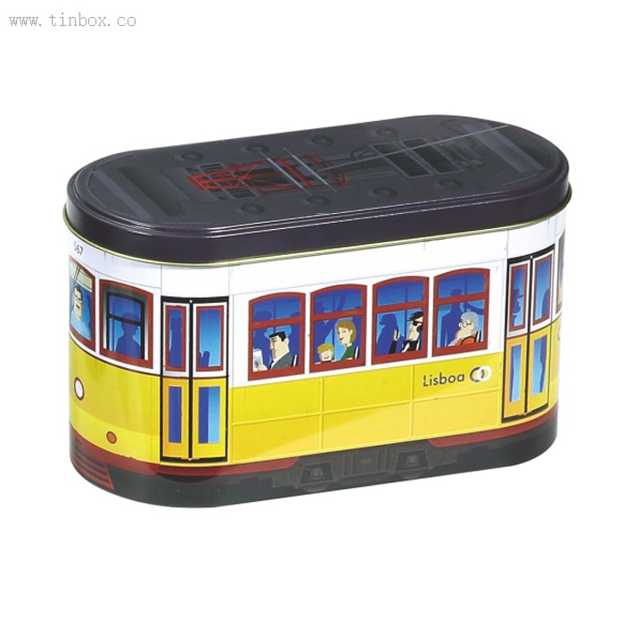 bus shaped promotional tin box bus shaped promotional tin box