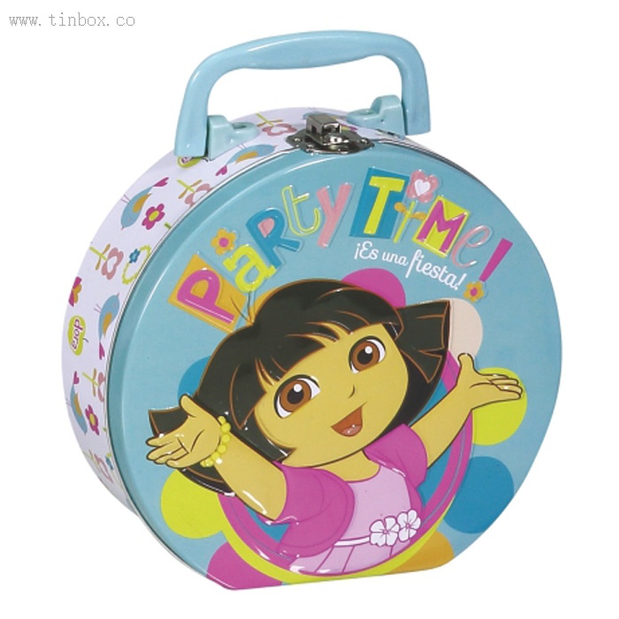 Apple Shape Metal Candy Tin Box with handle Apple Shape Metal Candy Tin Box with handle