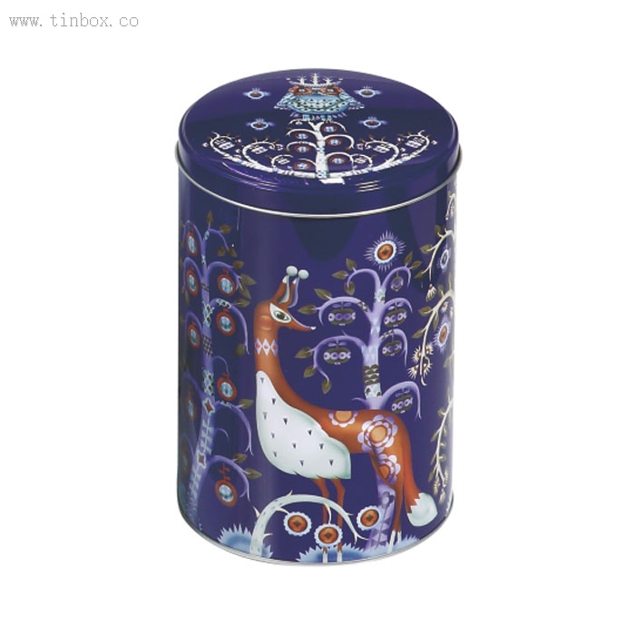 Iittala Taika Custom Round Tin Box Packaging Iittala Taika Custom Round Tin Box Packaging