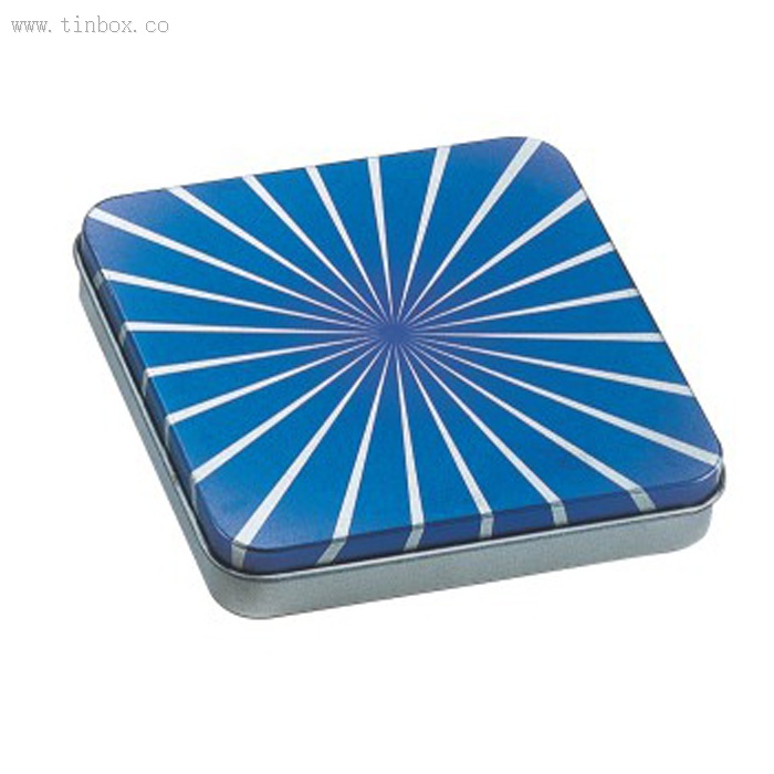 square empty mint decorative tin can square empty mint decorative tin can