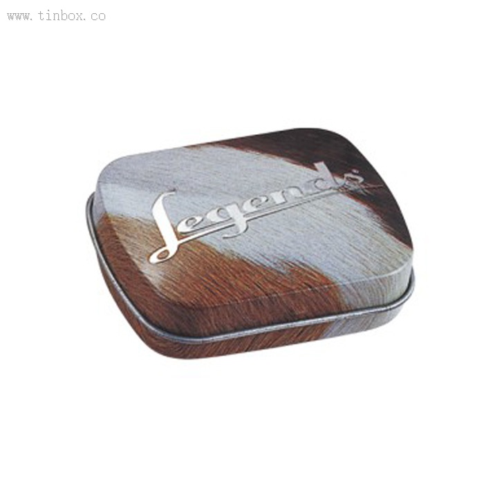 Mini hinged tin candy box Mini hinged tin candy box