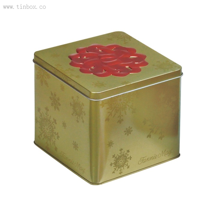 embossed square tin box embossed square tin box