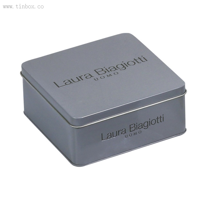 LAURA BIAGIOTTI square tin box LAURA BIAGIOTTI square tin box