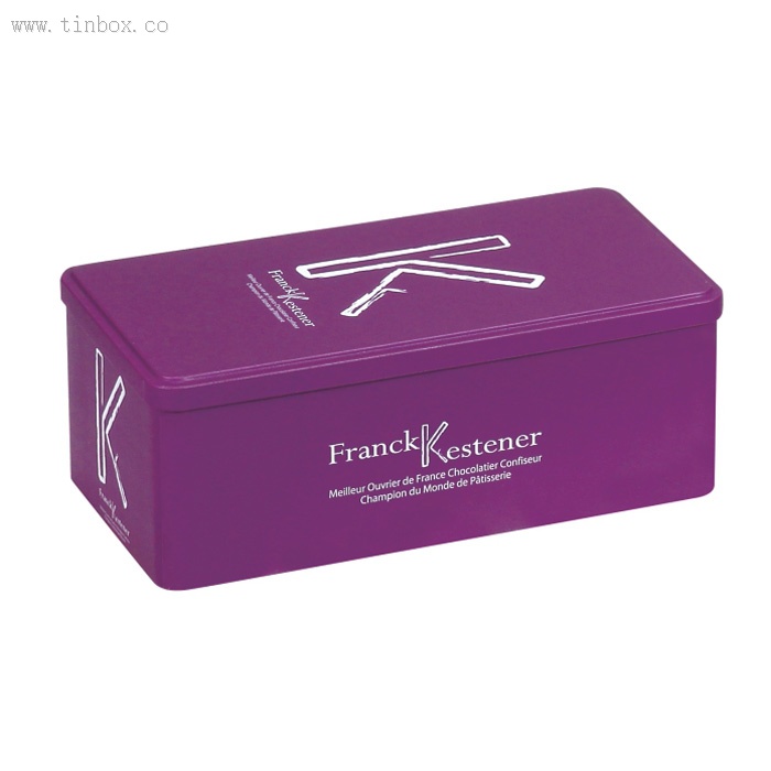 franck kestener chocolate Rectangular tin box franck kestener chocolate Rectangular tin box