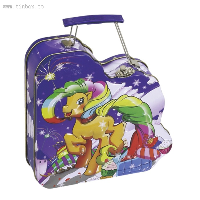 reindeers shaped tin box for candy packaging reindeers shaped tin box for candy packaging
