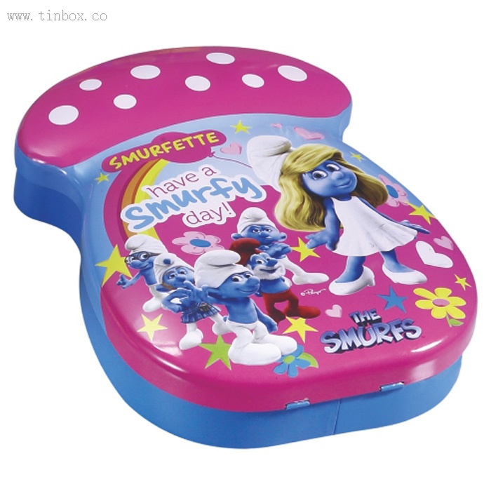 mushroom shaped candy tin with hinged lid mushroom shaped candy tin with hinged lid