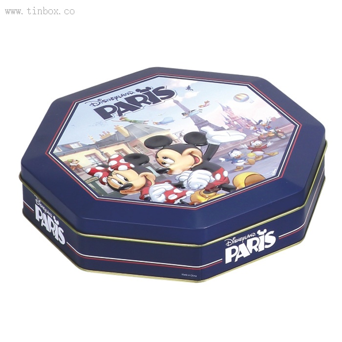 octagon candy tin box octagon candy tin box