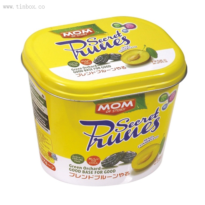 square tin bucket for candy packaging square tin bucket for candy packaging