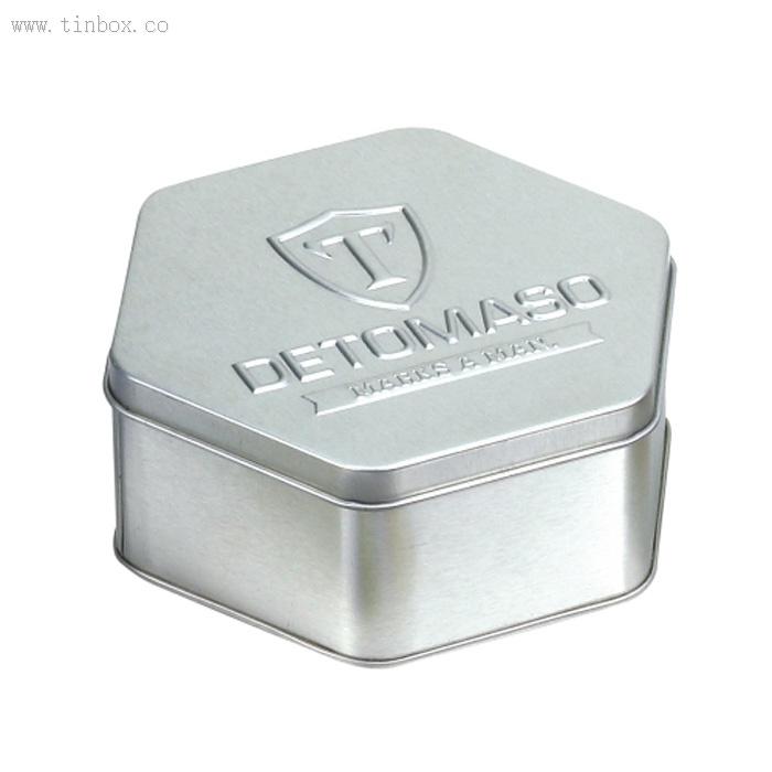 DETOMASO Hexagonal Watch Tin Box DETOMASO Hexagonal Watch Tin Box