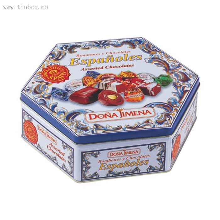 DONA JIMENA Hexagonal Tin Box DONA JIMENA Hexagonal Tin Box