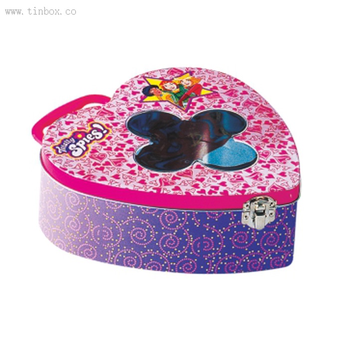 Disney window heart Tin Box Disney window heart Tin Box