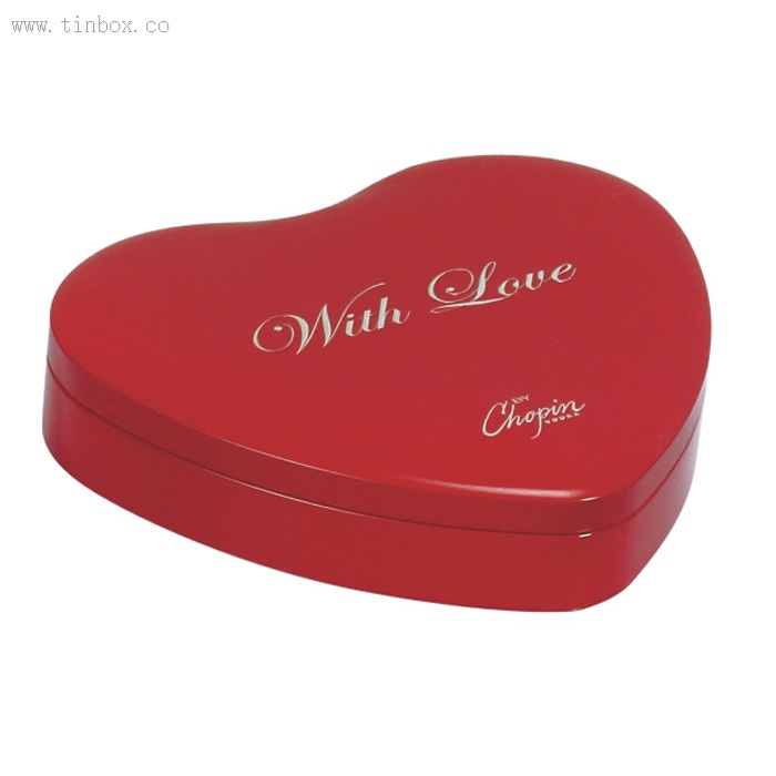 Red Heart Gift Tin Box Red Heart Gift Tin Box