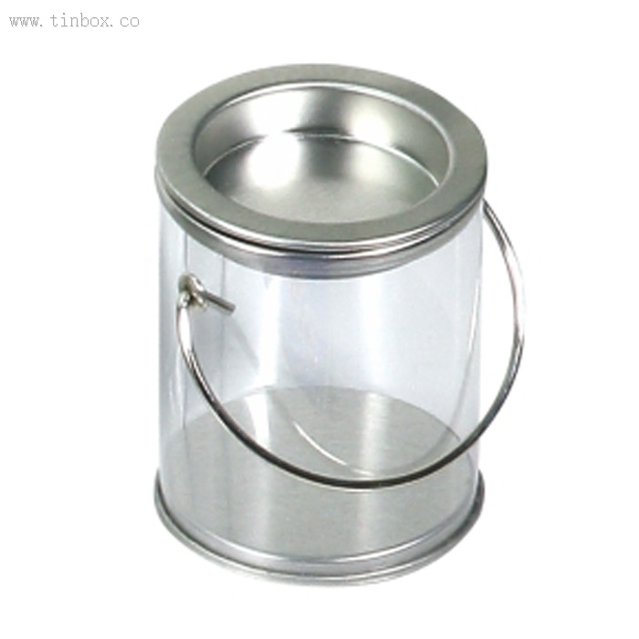 Airtight Candy Tin Box With Clear Body Airtight Candy Tin Box With Clear Body