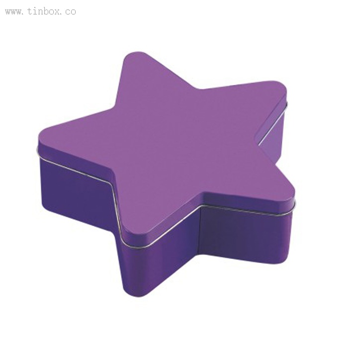 Christmas Star gift Tin Box Christmas Star gift Tin Box