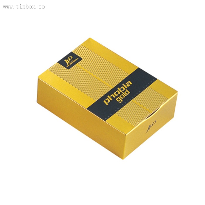rectangular metal candy tin container with plug lid rectangular metal candy tin container with plug lid