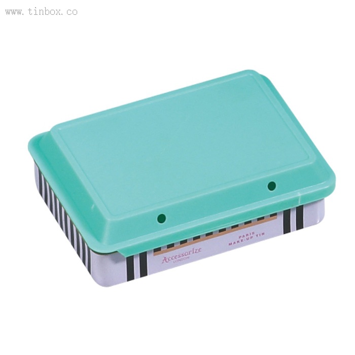 metal candy tin with plastic lid metal candy tin with plastic lid