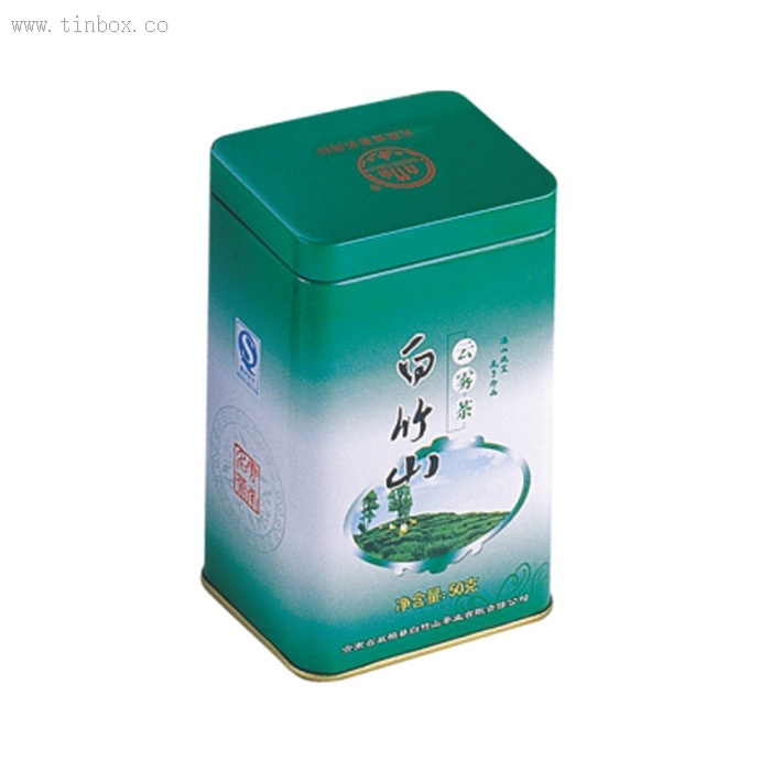 Square plug lid candy tin box Square plug lid candy tin box