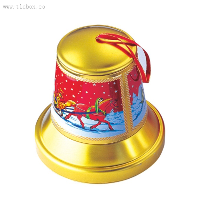 decorative bell tin box decorative bell tin box