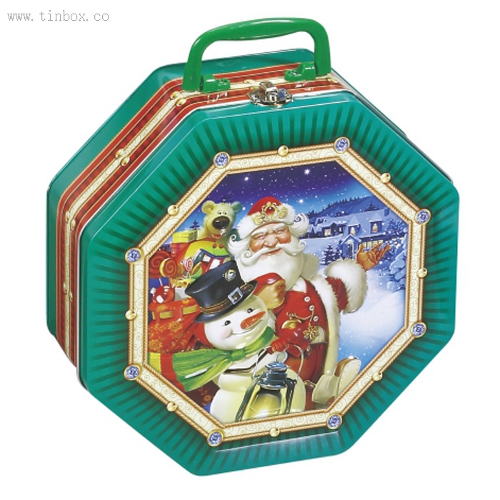 hinged octagon candy tin box with domed lid hinged octagon candy tin box with domed lid
