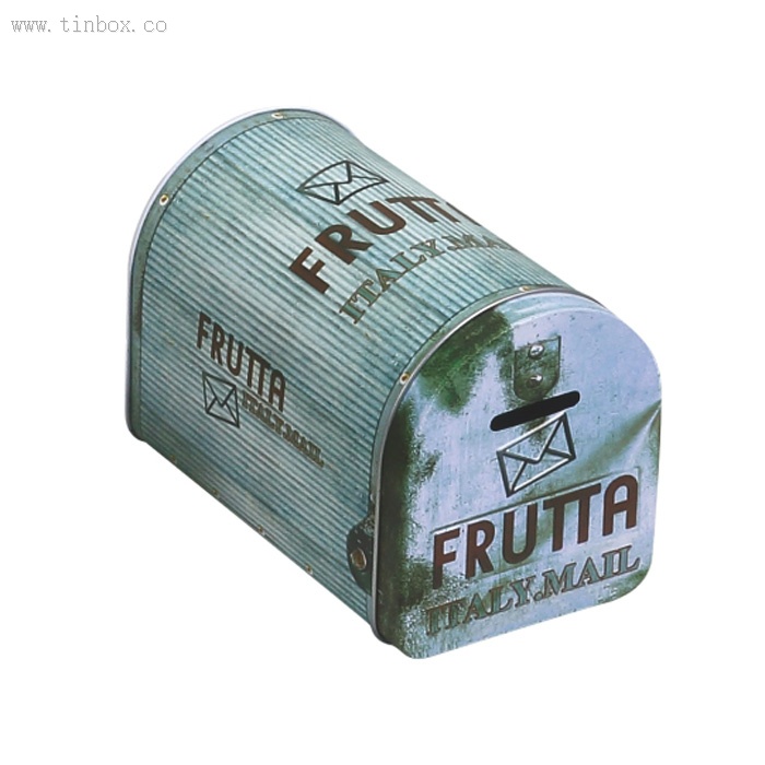 FRUTTA ITALY MAIL coin Treasure Chest Tin Box FRUTTA ITALY MAIL coin Treasure Chest Tin Box