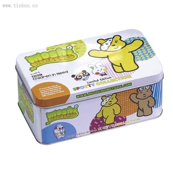 colorful rectangular candy tin box colorful rectangular candy tin box