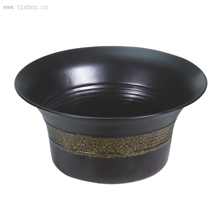 round tin bucket round tin bucket