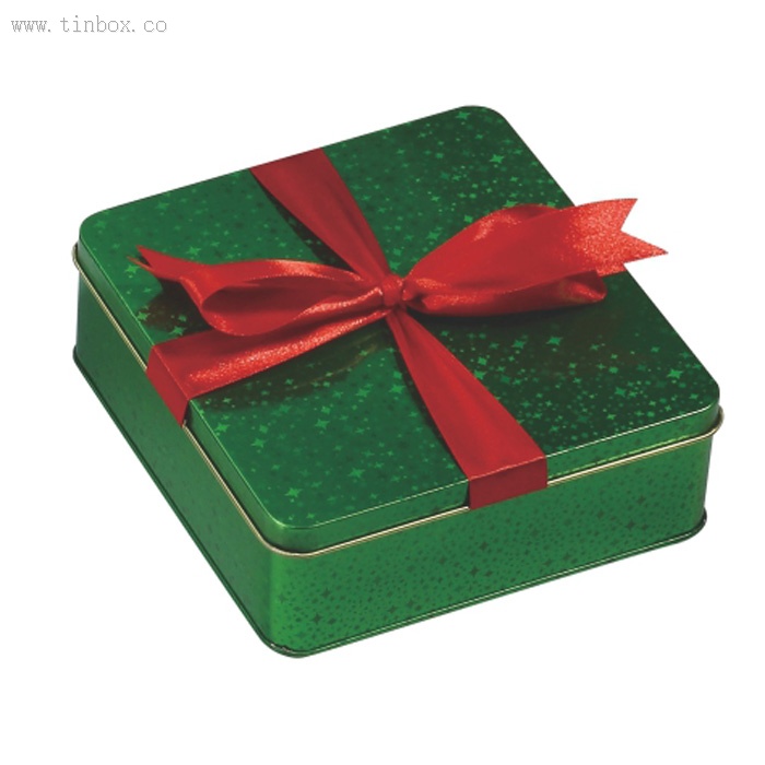 square candy gift tin box with laser beam square candy gift tin box with laser beam