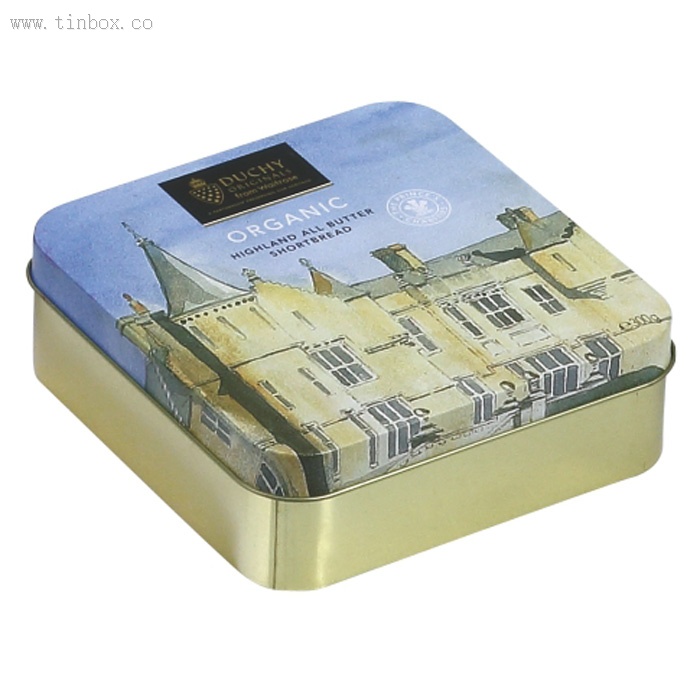 vintage square candy tin box with lid vintage square candy tin box with lid