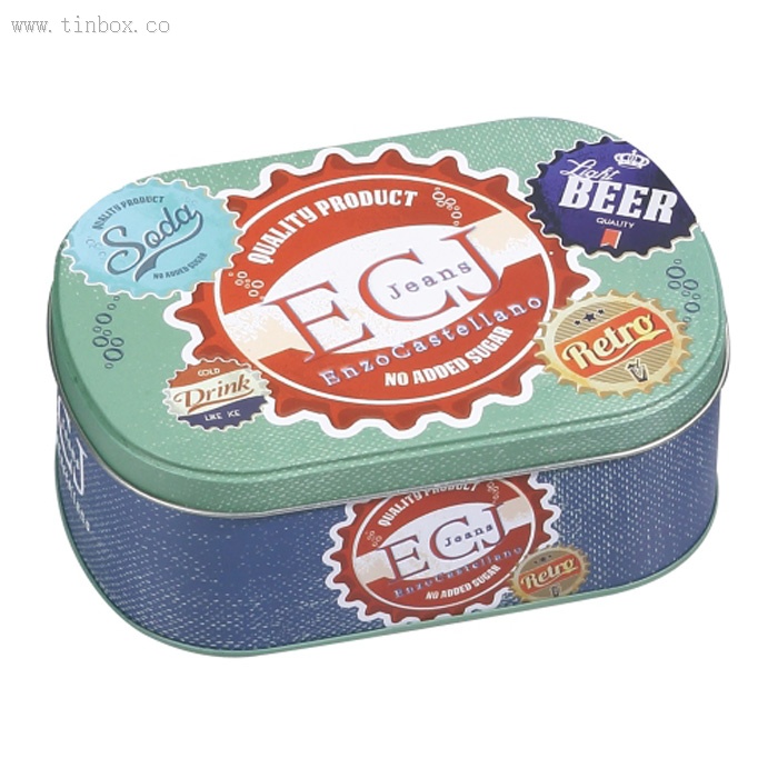 oval candy tin with step lid oval candy tin with step lid