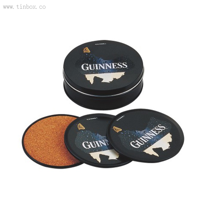 GUINNESS tin coaster GUINNESS tin coaster