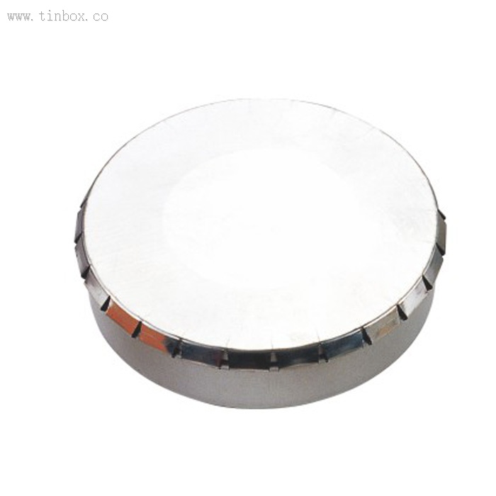 silver candy tin box silver candy tin box