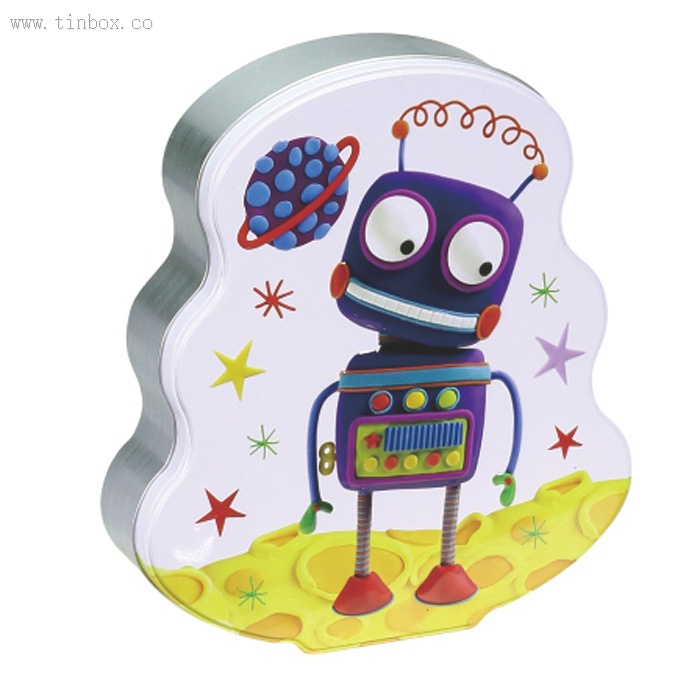 big fun Robot packaging tin contains big fun Robot packaging tin contains