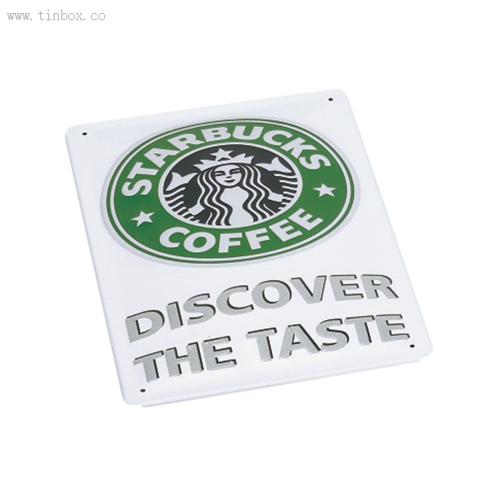 Cheap printed tin sign Cheap printed tin sign