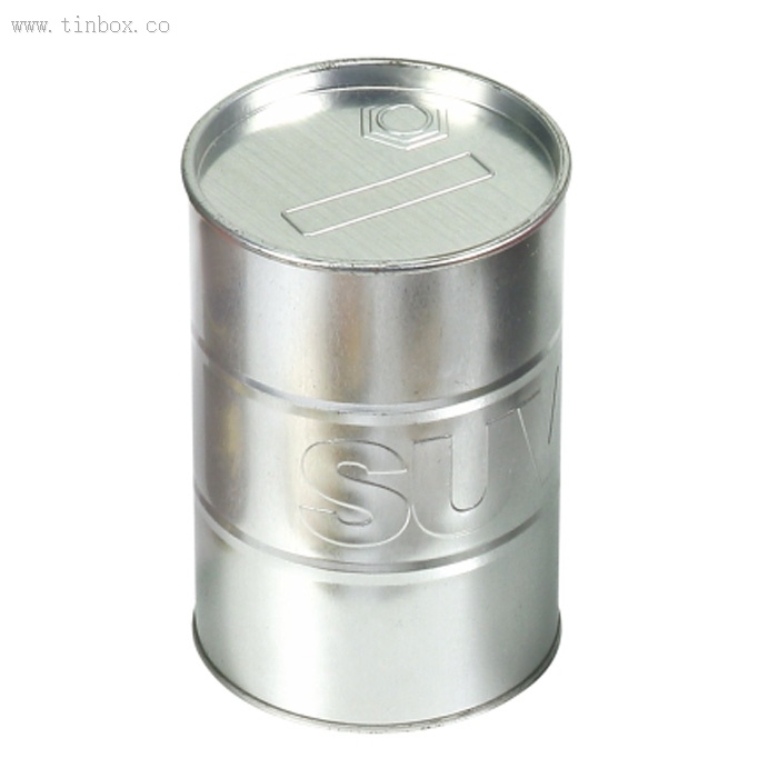 Personalized Silver Round Candy Tin Personalized Silver Round Candy Tin
