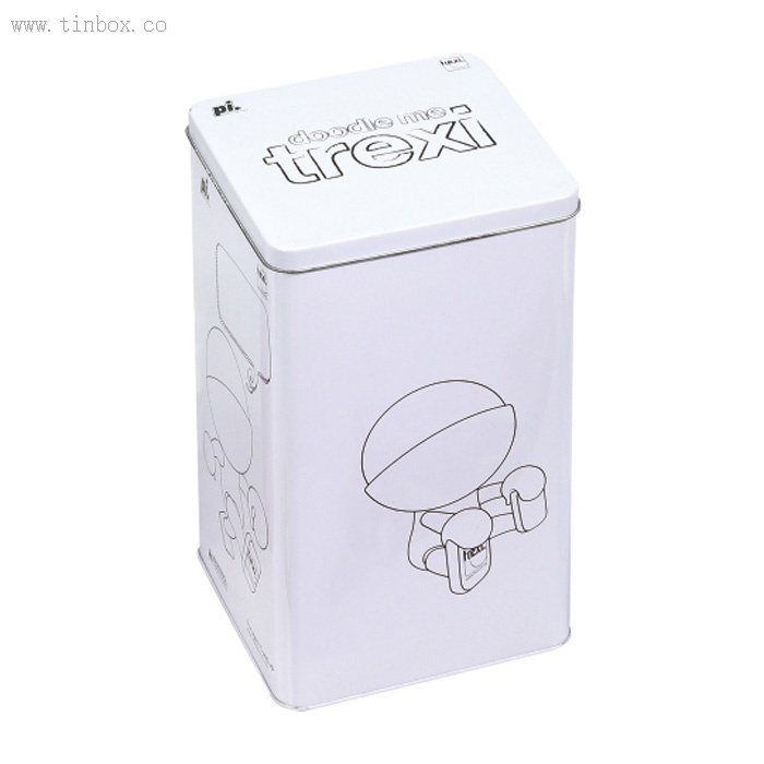 big tall square candy tin big tall square candy tin