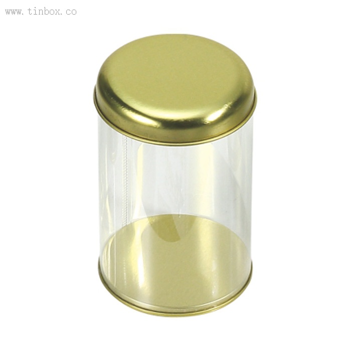 round candy storage PVC tin box round candy storage PVC tin box