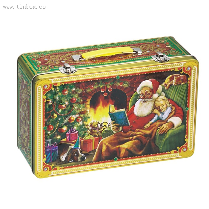 Wholesale Christmas Custom Tin Cookie Boxes Wholesale Christmas Custom Tin Cookie Boxes